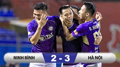 Kết quả Ninh Bình 2–3 Hà Nội: Hà Nội đòi được nợ ở trận cầu nghẹt thở!